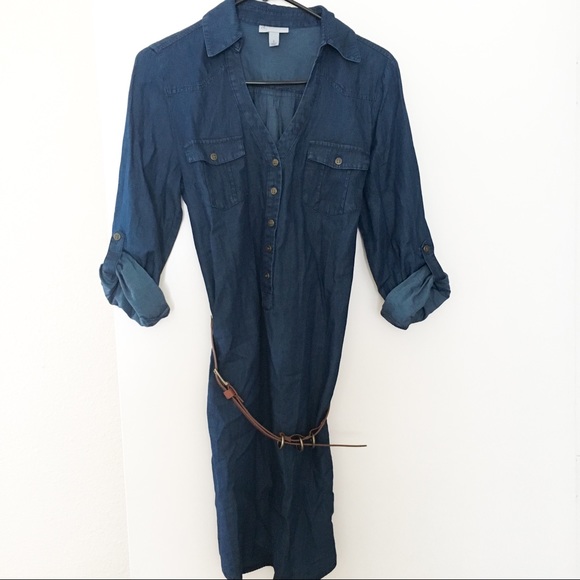 dress barn denim dress